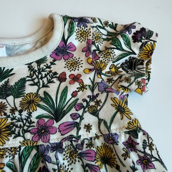 Hanna Andersson Wildflower Twirl Power Dress 80cm 18-24m - Picture 4 of 7